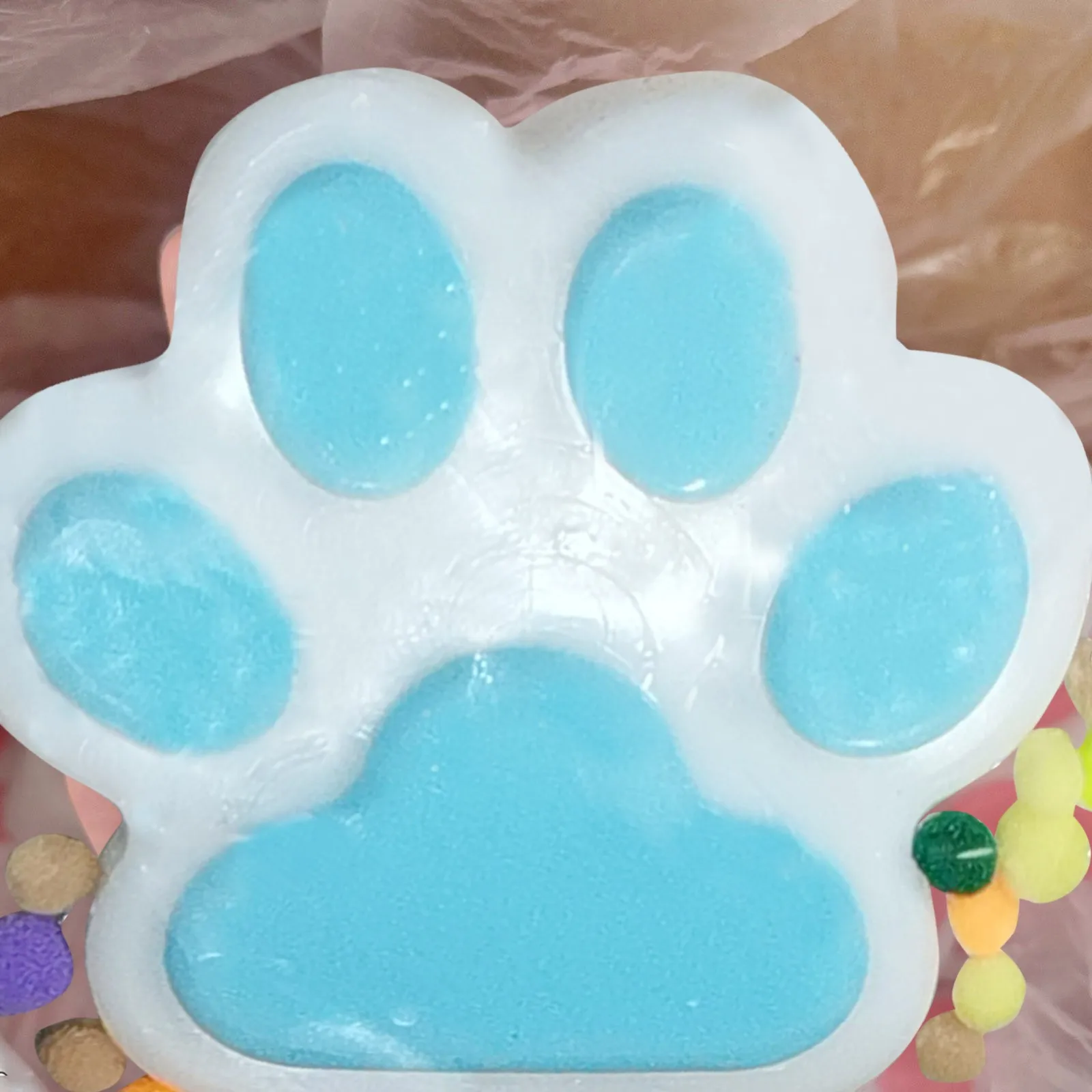 Transparent Large Squish Cat Foot Antistress Taba Big Cat Paw Anti-Stress Relief Toys for Kid Girl Fidget Soft Pinch Sensory Toy - Image 3