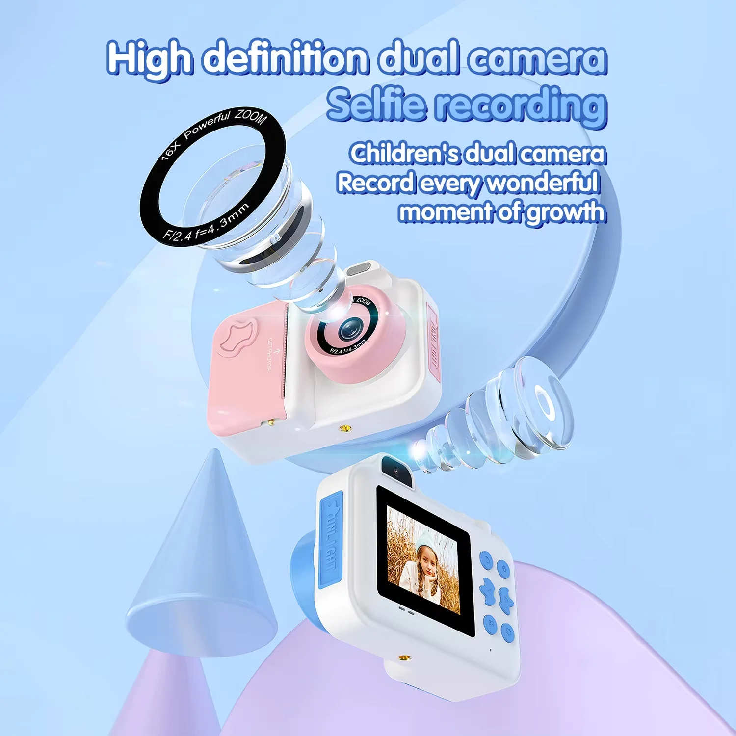 Digital Camera PhotographyInstant PrintingPhotosOutdoorHDCamera Video Recorder Education Children MiniToysChildrenChristmasGifts - Image 6