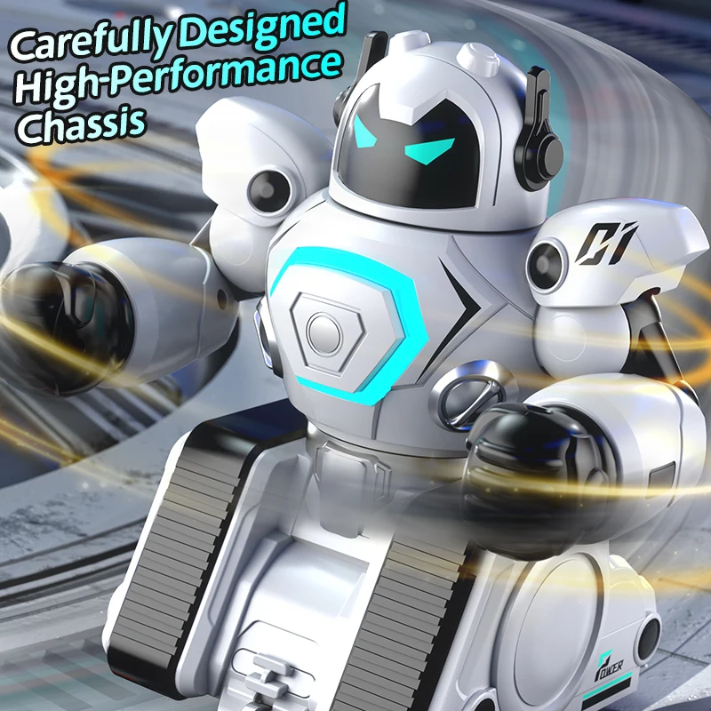 JJRC R30 parent-child interactive remote control football fighting robot double boxing remote control boy DIY children's toy - Image 4